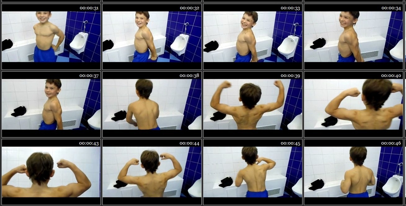 bodybuilding at 9 and 15 years (