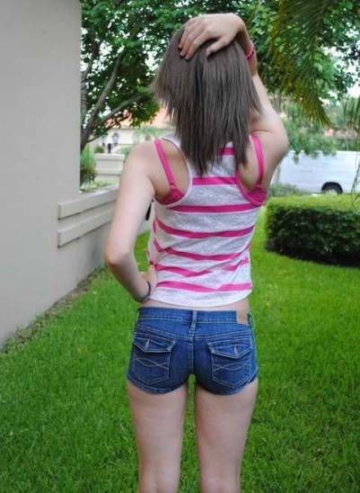 young girl showing off her ass36
