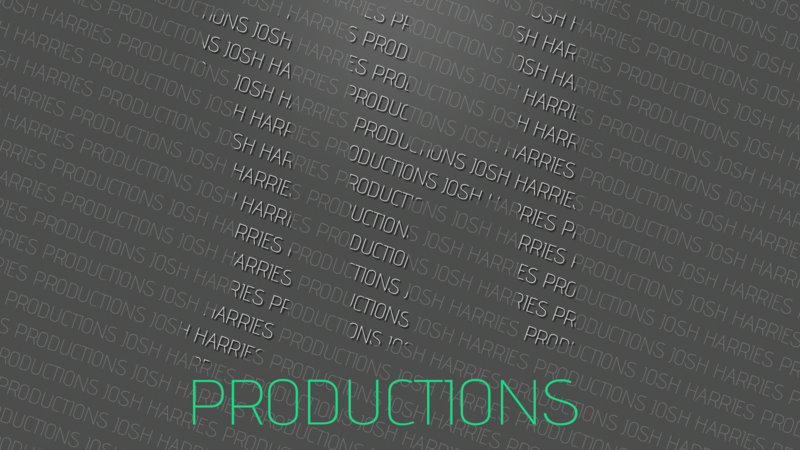 Josh Harries Productions Typogra