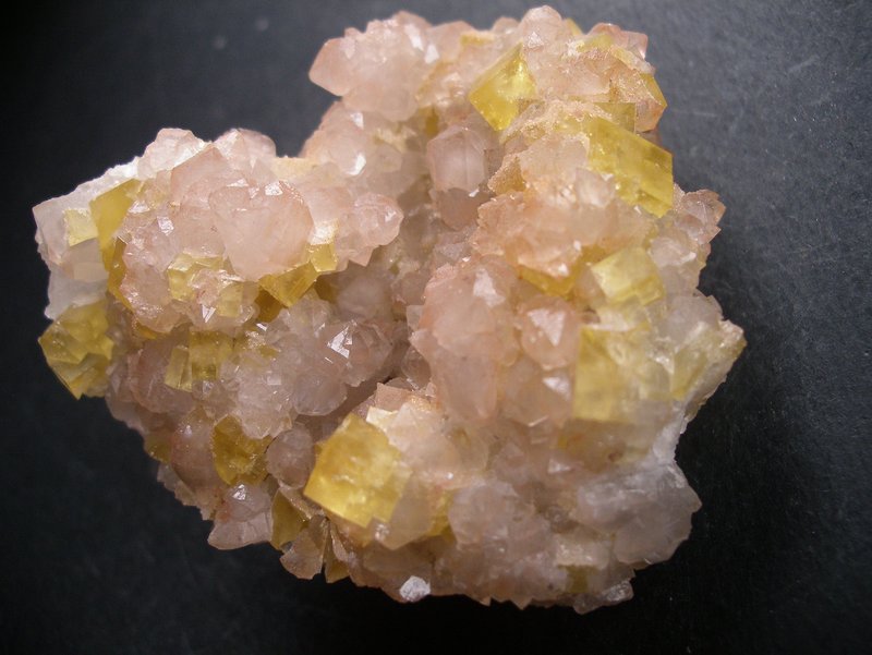 Fluorine et quartz ( 8 x 5 cm) L