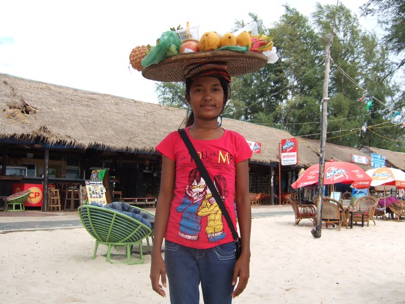 Fruit Seller. Sihanouk Ville, Ca