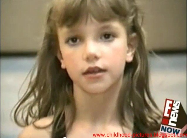 britney spears childhood picture