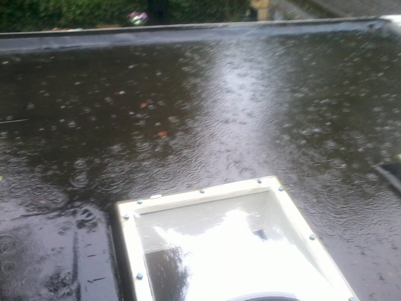 Rainy roof