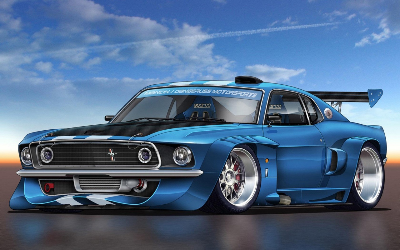 ford-mustang-animation-wallpaper