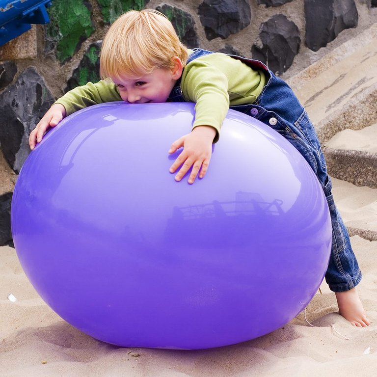 Boy with Purple Balloon