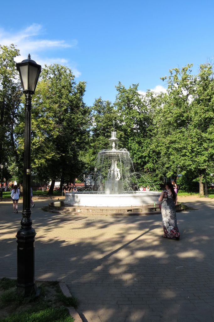 фонтан, площадь Минина