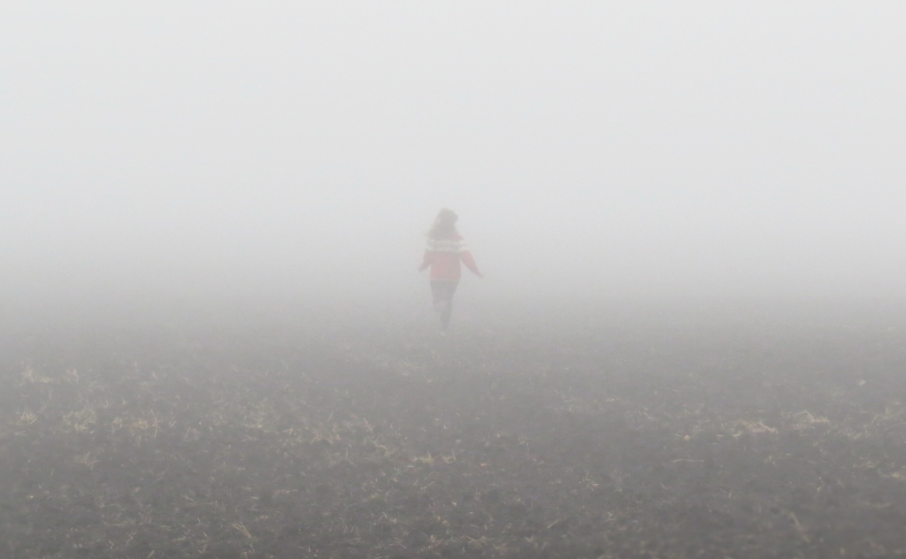 Крым, на автомобиле, дорога, туман