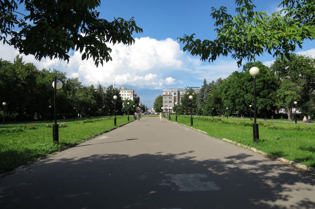 Нижний Новгород, площадь Горького, достопримечательности, памятники, пешеходная улица