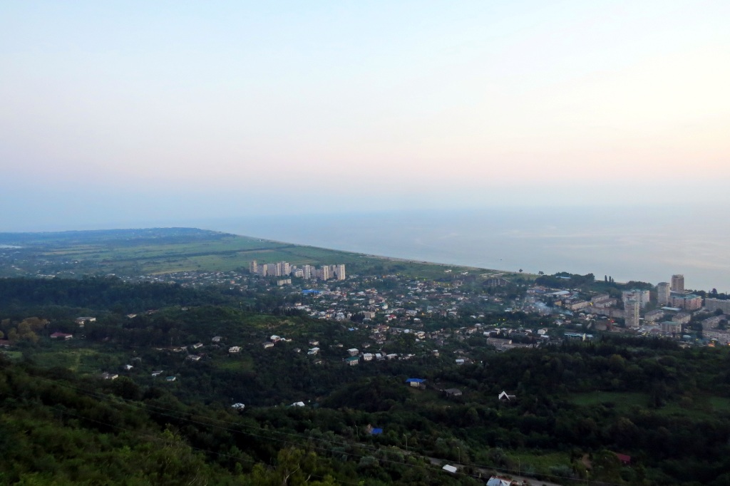 Гагра, Абхазия, Мамзышха, смотровая площадка