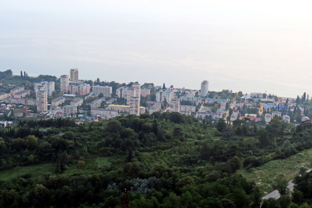 Гагра, Абхазия, смотровая площадка, Мамзышха